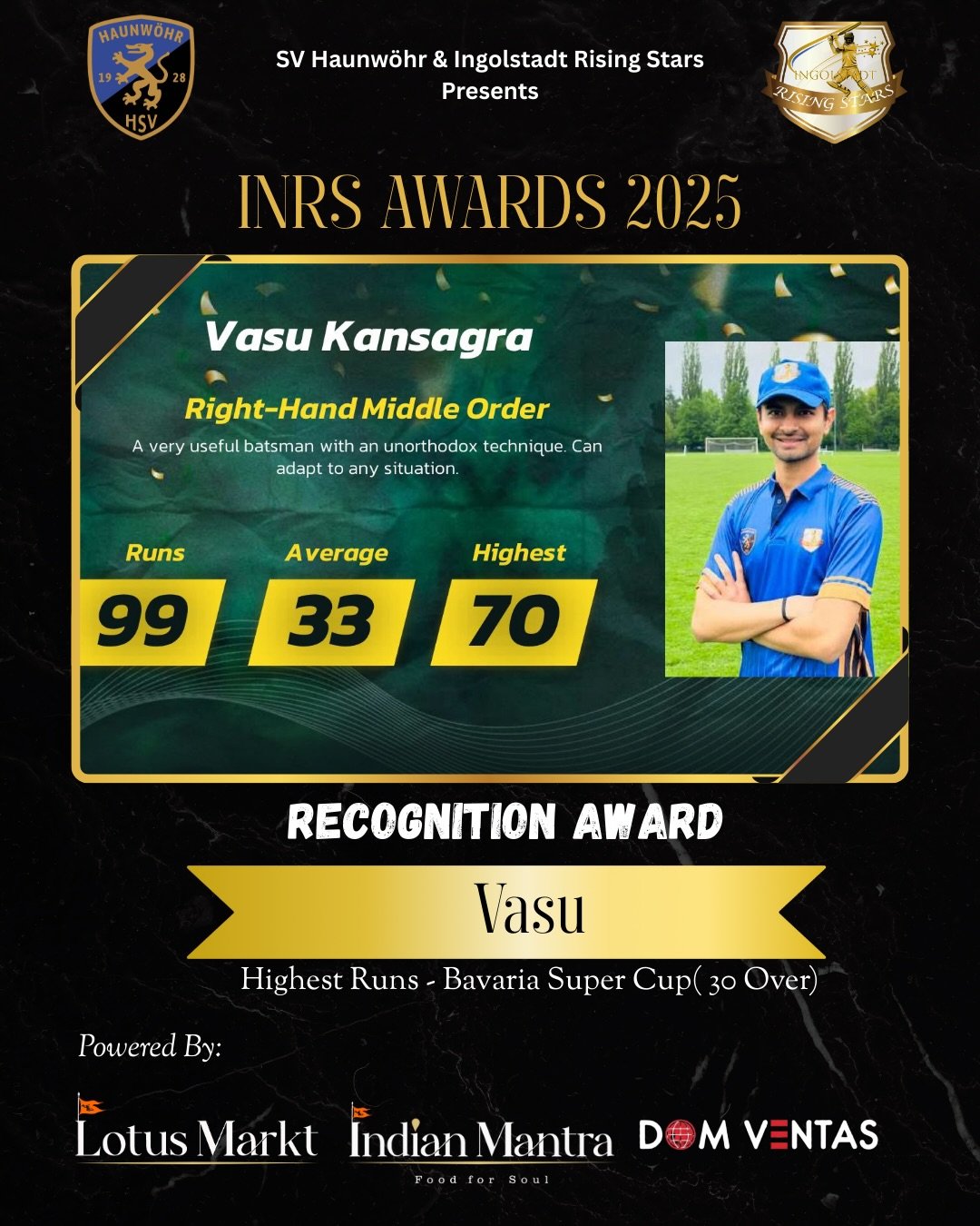 INRS Cricket - Photo 1